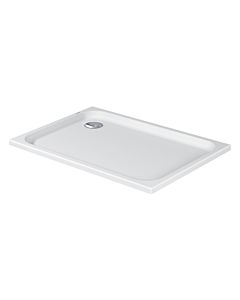 Duravit rectangular shower D-Code 720113000000000 in version, 1200 x 800 mm, white