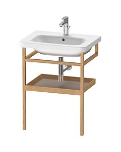 Duravit DuraStyle porte-serviettes DS988104376 59 x 44 cm, basalte mat / chêne massif, avec étagère