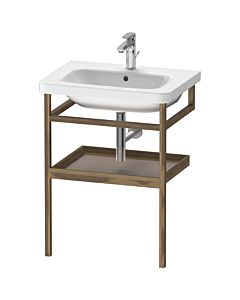 Duravit DuraStyle porte-serviettes DS988104377 59 x 44 cm, basalte mat / noyer américain, avec étagère