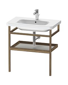 Duravit DuraStyle Handtuchhalter DS988200777 74 x 44 cm, betongrau matt/amerikanisch Nussbaum, mit Ablage