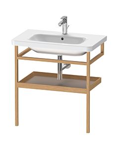 Duravit DuraStyle porte-serviettes DS988204376 74 x 44 cm, basalte mat / chêne massif, avec étagère