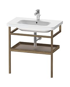 Duravit DuraStyle porte-serviettes DS988204377 74 x 44 cm, basalte mat / noyer américain, avec étagère
