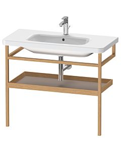 Duravit DuraStyle porte-serviettes DS988304376 94 x 44 cm, basalte mat / chêne massif, avec étagère