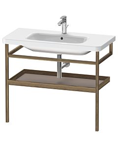 Duravit DuraStyle porte-serviettes DS988304377 94 x 44 cm, basalte mat / noyer américain, avec étagère