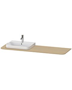 Duravit Happy D.2 lavabo console HP031HL7171 160 x 55 cm, avec 2000 découpe, à gauche, le chêne méditerranéen