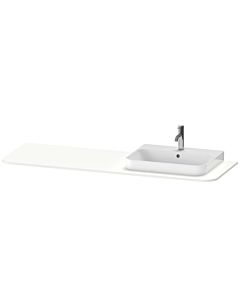 Duravit Happy D.2 lavabo console HP031HR3636 160 x 55 cm, avec 2000 découpe, à droite, blanc