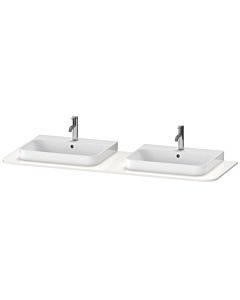 Duravit Happy D.2 washbasin console HP032HB2222 160 x 55 cm, with 2 cut-outs, white high gloss