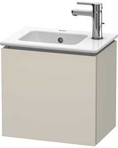 Duravit L-Cube vanity unit LC6272R9191 42x29.4x40cm, wall-hung, door on the right, matt taupe