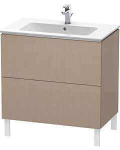 Duravit L-Cube Waschtisch-Unterschrank LC662607575 82 x 48,1 cm, leinen, 2 Auszüge, stehend