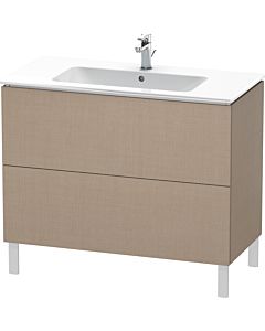 Duravit L-Cube vanity unit LC662707575 102 x 48, 2000 cm, linen, 2 pull-outs, standing