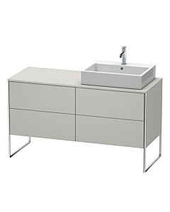 Duravit XSquare Duravit XSquare XS4923R0707 140x53.8x54.8cm, 4 pull-outs, right, concrete gray matt