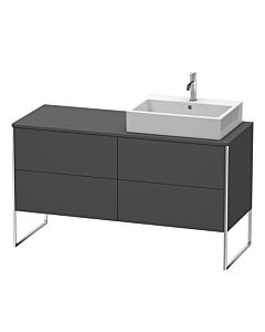 Duravit XSquare Duravit XSquare XS4923R4949 140x53.8x54.8cm, 4 pull-outs, right, Graphit matt