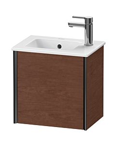 Duravit XViu vanity unit XV4024RB213 41x29x40cm, wall-hung, matt black, stop on the right, American walnut