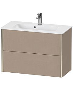 Duravit XViu Waschtisch-Unterschrank XV41790B175 81 x 56 x 39 cm, leinen, 2 Schubkästen, wandhängend, champagner matt