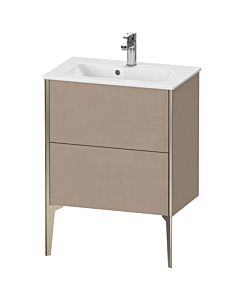 Duravit XViu Waschtisch-Unterschrank XV44880B175 61 x 59,4 x 39 cm, leinen, 2 Auszüge, stehend, champagner matt