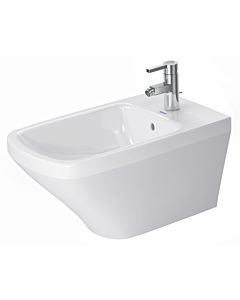 Duravit DuraStyle Wand Bidet 2286150000 37 x 62 cm, weiss, 1 Hahnloch, Durafix Befestigung