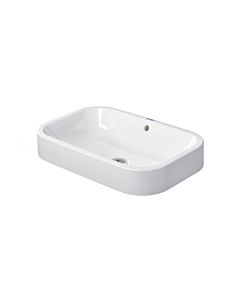 Duravit Happy D.2 Aufsatz Waschbecken 2314600000  60 x 40 cm, weiss, mit Überlauf, ohne Hahnlochbank