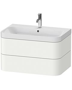 Duravit vasque à poser Happy D.2 Plus HP4347O3636 77,5 x 49 cm, trou pour robinetterie 2000 , blanc , 2 tiroirs