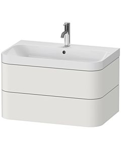 Duravit vasque à poser Happy D.2 Plus HP4347O3939 77,5 x 49 cm, trou pour robinetterie 2000 , blanc , 2 tiroirs