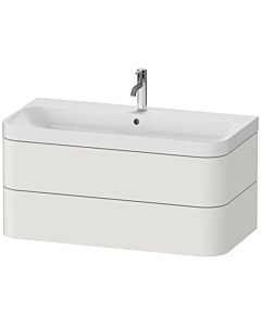 Duravit vasque à poser Happy D.2 Plus HP4348O3939 97,5 x 49 cm, trou pour robinetterie 2000 , blanc , 2 tiroirs
