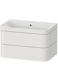 Duravit Happy D.2 Plus meuble sous vasque HP4637N3939 77,5 x 49 cm, sans trou pour robinetterie, nordic blanc , 2 tiroirs