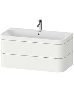 Duravit Happy D.2 Plus meuble sous vasque HP4638O3636 97,5 x 49 cm, trou pour robinetterie 2000 , blanc , 2 tiroirs