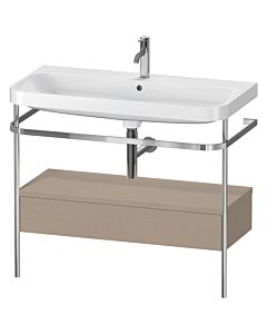 Duravit Happy D.2 Plus vanity unit HP4843O7575 97.5 x 49 cm, 2000 tap hole, linen, with metal bracket