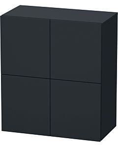 Duravit L-Cube Halbhochschrank LC117708080 70x36,3x80cm, 2 Türen, graphit supermatt