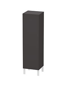 Duravit L-Cube medium tall cabinet LC1178L8080 40x36.3x132cm, door on the left, graphite super matt