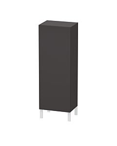 Duravit L-Cube medium tall cabinet LC1179L8080 50x36.3x132cm, door on the left, graphite super matt