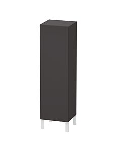 L-Cube Duravit tall cabinet LC1190L8080 individual, door on the left, graphite supermatt