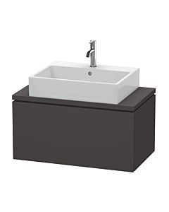 L-Cube Duravit vasque LC580208080 82 x 47,7 cm, graphite super mat, pour console, coulissant 2000