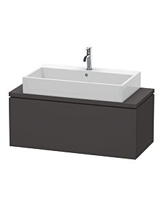 L-Cube Duravit vasque LC580408080 102 x 47,7 cm, graphite super mat, pour console, coulissant 2000