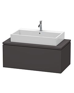 Duravit L-Cube vanity unit LC581408080 102 x 54.7 cm, graphite super matt, for console, 1 pull-out
