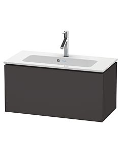 Duravit L-Cube vanity unit LC615708080 82 x 39, 2000 cm, graphite super matt, 2000 pull-out, wall-hung