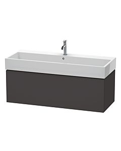 Duravit L-Cube Waschtisch-Unterschrank LC617908080 118,4x 45,9 cm, graphit supermatt, 1 Auszug, wandhängend