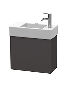 Duravit L-Cube Waschtisch-Unterschrank LC6246R8080 48x24x40cm, wandhängend, Tür rechts, graphit supermatt