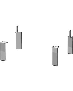 Duravit L-Cube Sockelfuß UV999400000 chrom, 4 Stück, 152 x 44 x 10 mm