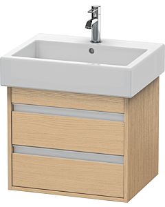 Duravit Ketho vanity unit KT663603030 55 x 44 cm, natural oak, 2 drawers, wall-hung