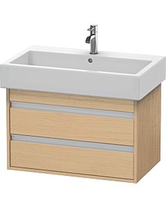 Duravit Ketho vanity unit KT663703030 75 x 44 cm, natural oak, 2 drawers, wall-hung