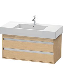 Ketho Duravit vasque KT664103030 100 x 45,5 cm, chêne naturel, 2 tiroirs, suspendu