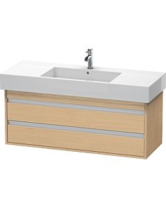 Duravit Ketho vanity unit KT664203030 120 x 45.5 cm, natural oak, 2 drawers, wall-hung