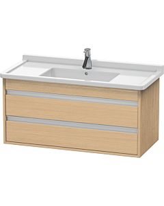 Duravit Ketho vanity unit KT664503030 100 x 45.5 cm, natural oak, 2 drawers, wall-hung