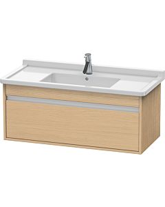 Duravit Ketho vanity unit KT666503030 100 x 45.5 cm, natural oak, 2000 pull-out, wall-hung