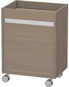 Duravit Ketho Rollcontainer KT2530L3535 50x36x67cm, Tür links, Eiche terra