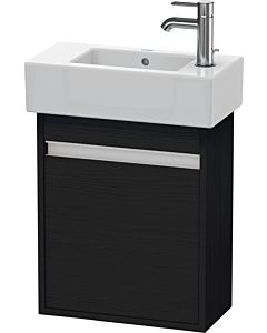 Duravit Ketho Waschtisch-Unterschrank KT6629R1616 45x22,5x55cm, wandhängend, Tür rechts, Eiche schwarz