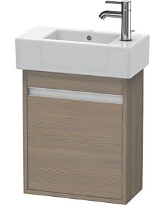 Duravit Ketho vanity unit KT6629R3535 45x22.5x55cm, wall-hung, door on the right, terra oak