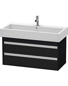 Ketho Duravit vasque KT663801616 95 x 44 cm, chêne noir, 2 tiroirs, suspendu
