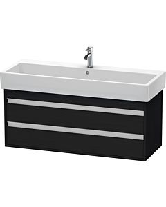Duravit Ketho vanity unit KT663901616 115 x 44 cm, black oak, 2 drawers, wall-hung