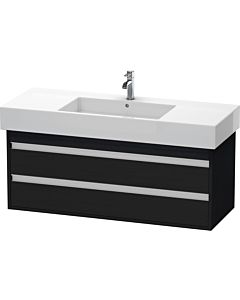 Duravit Ketho vanity unit KT664201616 120 x 45.5 cm, black oak, 2 drawers, wall-hung